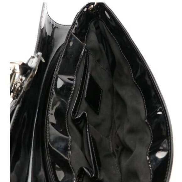 Burberry Leather Shoulder Buckle Studded Shoulder Bag - Picture 6 of 6